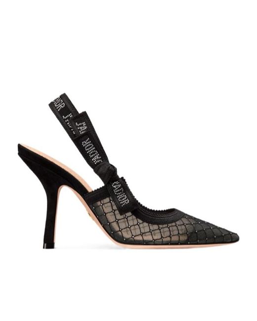 Dior Black J'A Slingback Pump