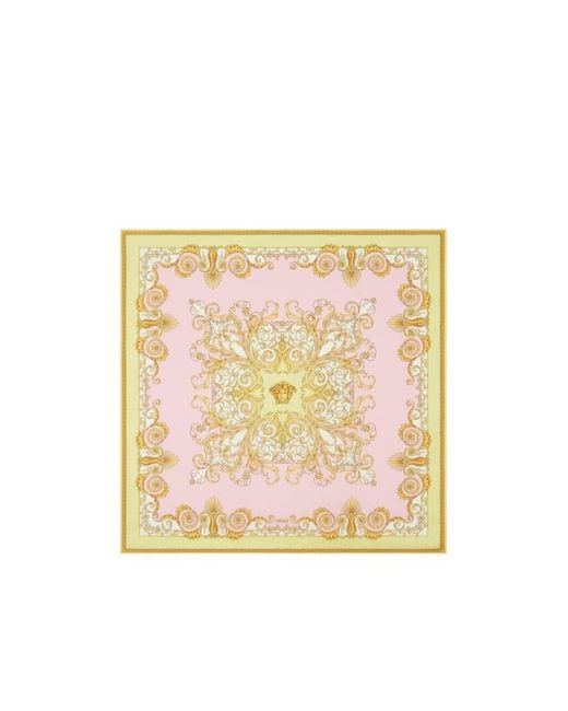 Versace Natural All Over Baroque Printed Scarf
