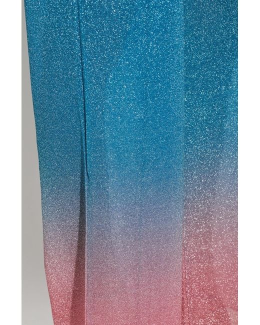 Oseree Blue Drawstring Casual Pants