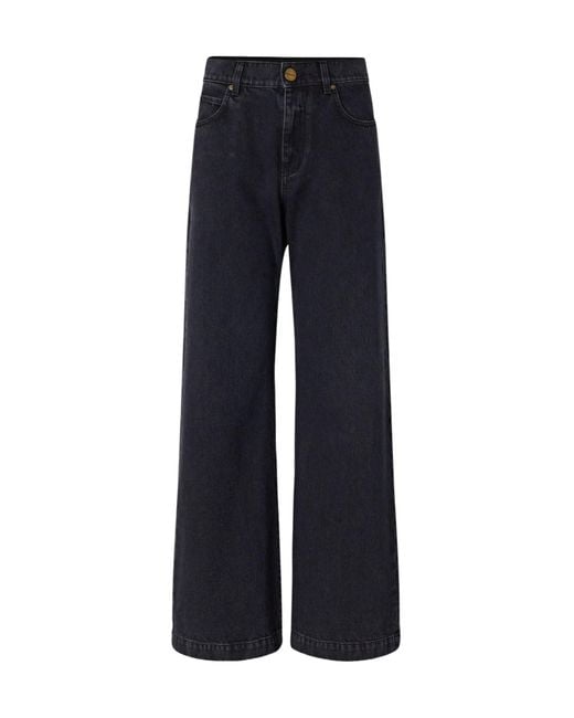 Pinko Blue Wide-Leg Jeans