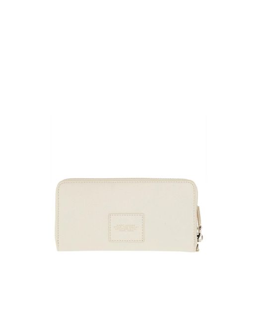Marc Jacobs White Continental Zipped Wallet