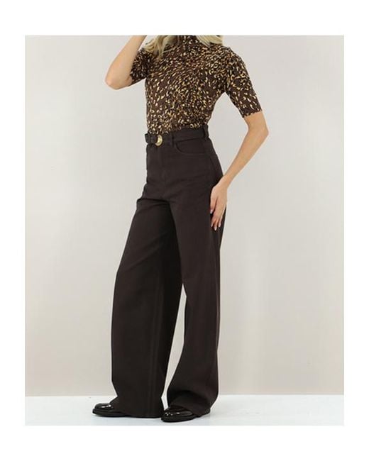 Twinset Black Printed Knit Top