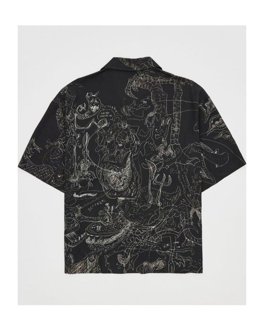 DOMREBEL Black Utopia Shirt for men
