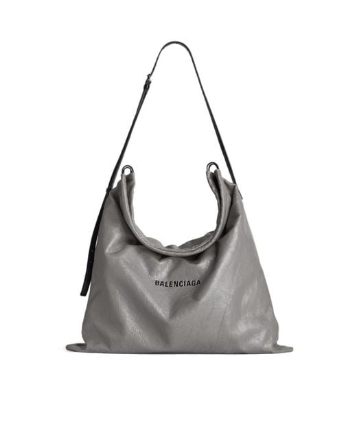 Balenciaga Gray Large Dust Tote Bag for men