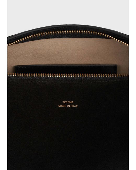 Totême  Black Zipper Clutch