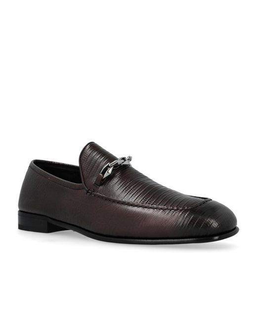 Jimmy Choo Black Marti Marti Reverse Loafers for men