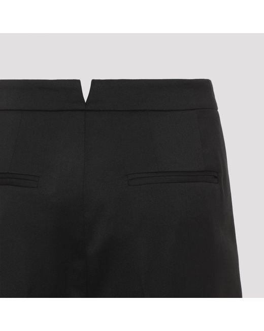Givenchy Black Pleat Tailored Pants