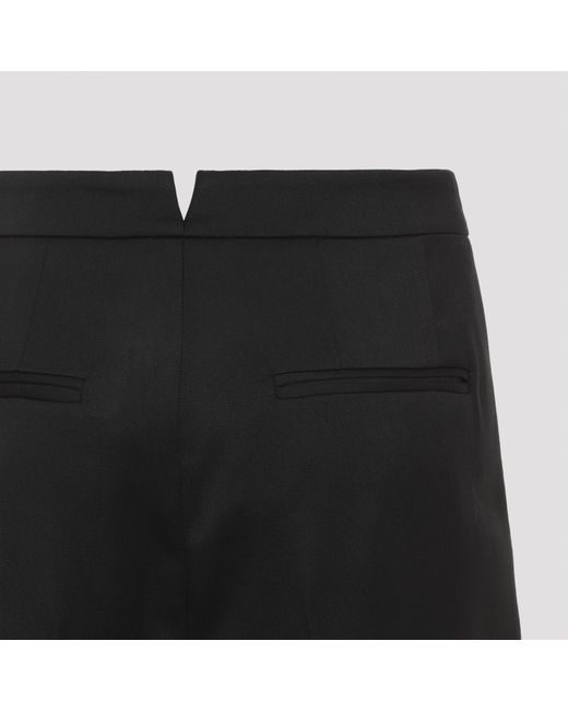 Givenchy Black Pleat Tailored Pants
