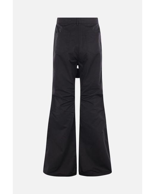Rick Owens Black Casual Trousers With Belt Loops for men