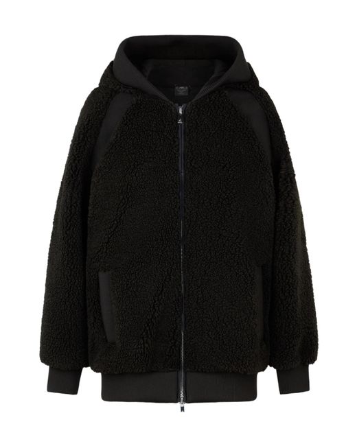 Moose Knuckles Black Holland Sherpa Hoodie