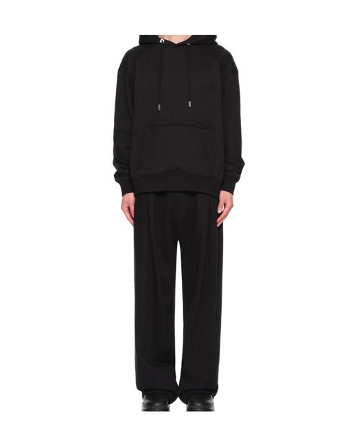 Wooyoungmi Black Hood Sweatshirt for men