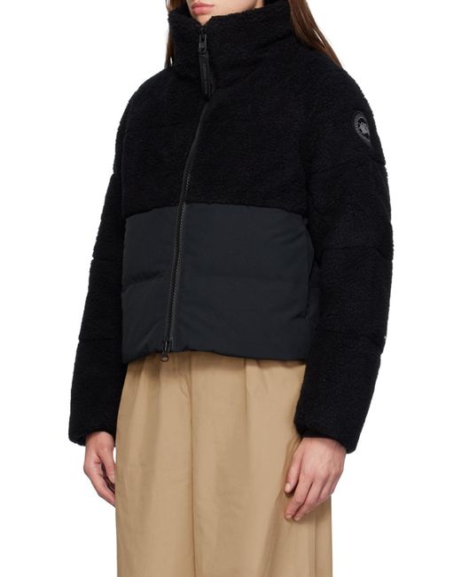 Canada Goose Black Elora Puffer Jacket