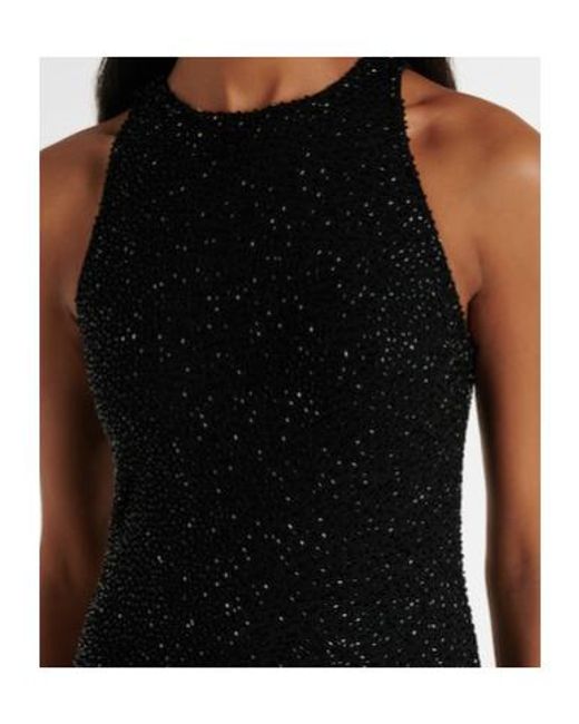 Staud White Gabrielle Beaded Crêpe Gown