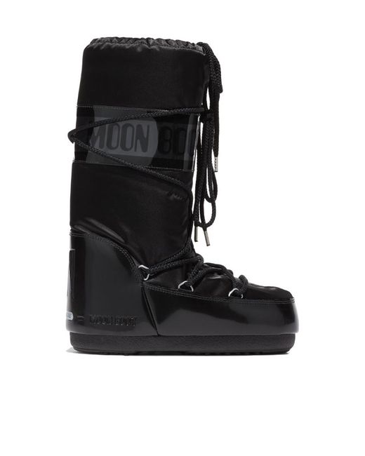 Moon Boot Black Short Snow Boots