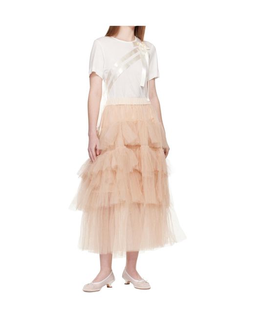 Simone Rocha Natural Ballet Skirt