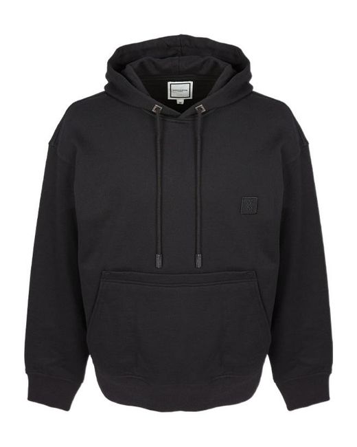 Wooyoungmi Black Hood Sweatshirt for men