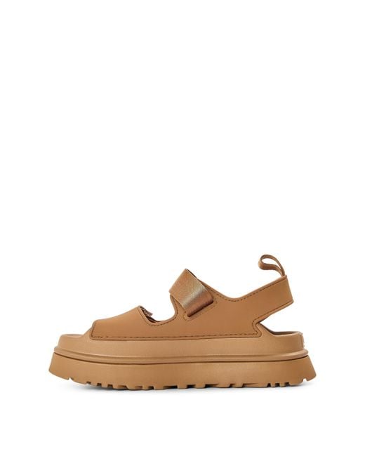 Ugg Brown Logo Sandals