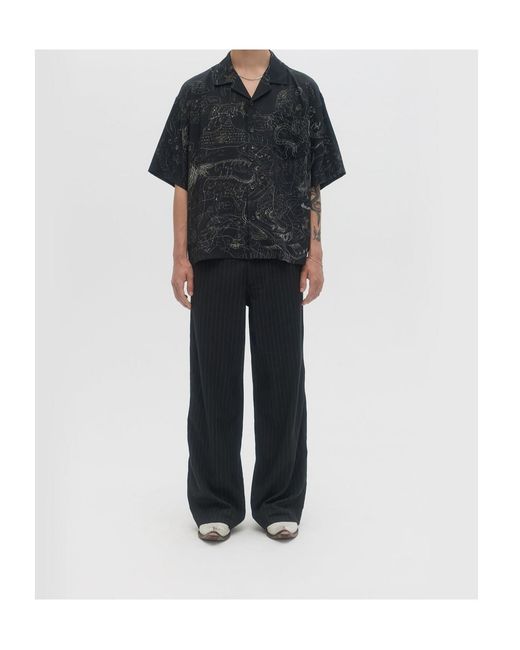DOMREBEL Black Utopia Shirt for men