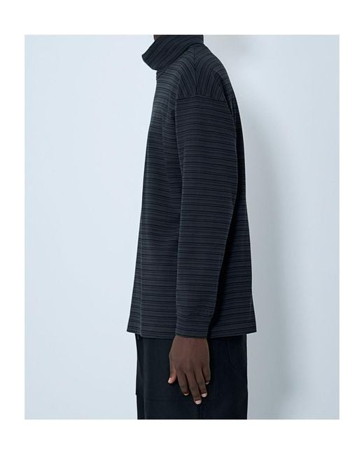 Comme des Garçons Blue Comme Des Garçons Homme Turtleneck Striped Jumper for men