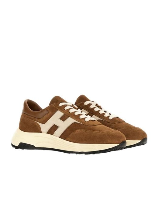 Hogan Brown Hyperlight Sneakers for men