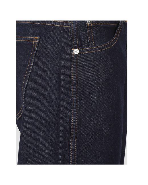 Khaite Blue Karo Straight-Leg Jeans