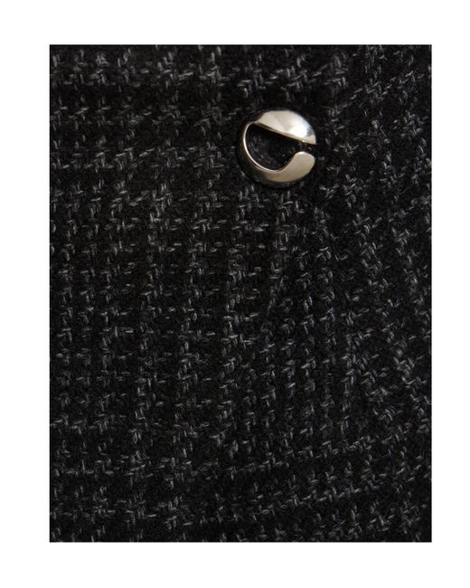 Coperni Black Button-Down Skirt