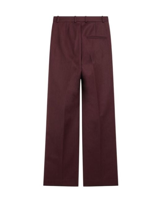 Frankie Shop Purple Casual Pants With Belt Loops