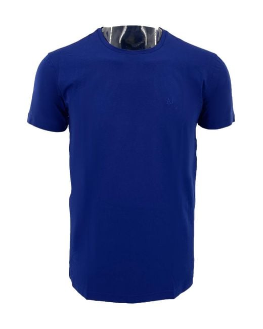 Armani Jeans Blue Item O-Neck Short-Sleeved T-Shirt for men