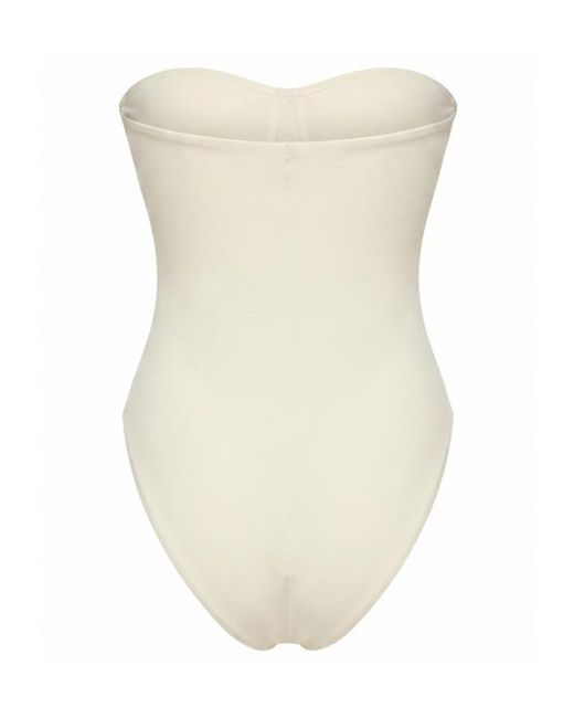 LaRevêche Natural Floral One-Piece Swimsuit