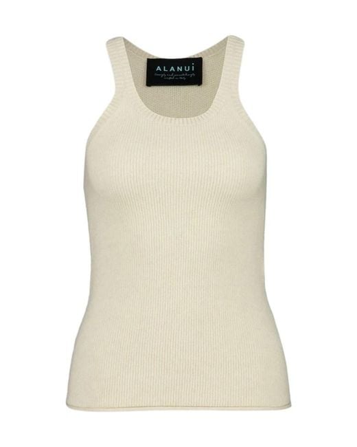 Alanui Natural Sleeveless Vest