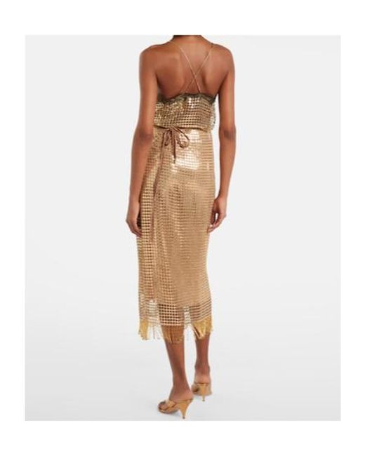 Roberto Cavalli Natural Embellished Wrap Skirt