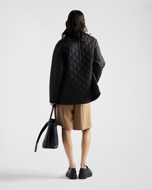 Prada Natural Camel-Hair Bermudas