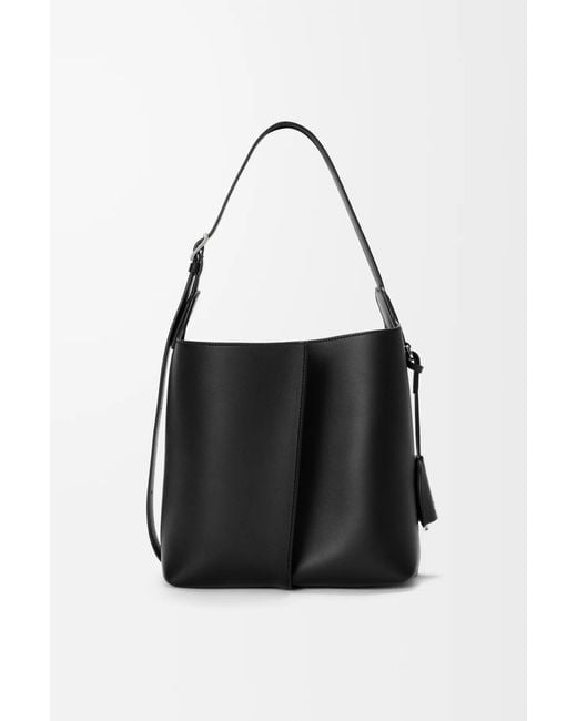 Loewe Black Bilbao Medium Bucket Bag