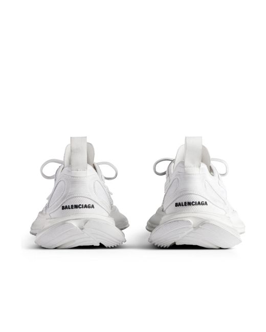 Balenciaga White Circuit Lace-Up Sneakers
