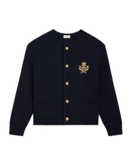 Céline Blue Cardigan Jacket for men