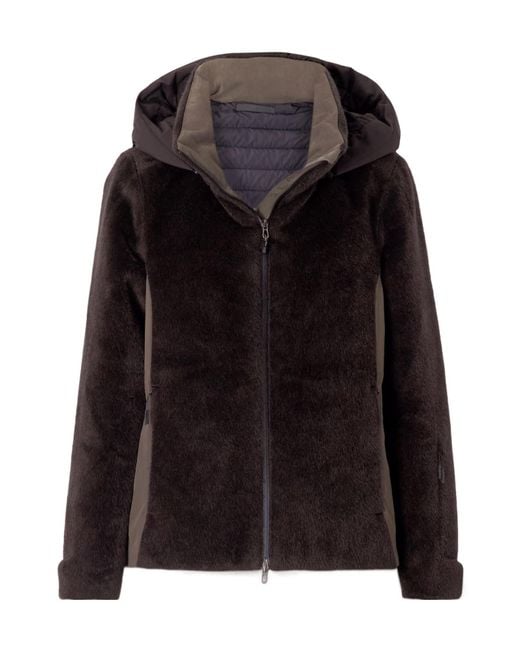 Sease Black Armor 3. Hooded Padded Alpaca Jacket