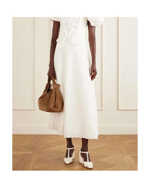 Gabriela Hearst Brown Knotted Shoulder Bag