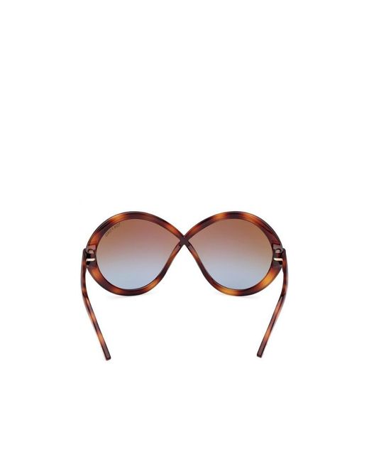 Tom Ford Multicolor Eyewear Oval Frame Sunglasses