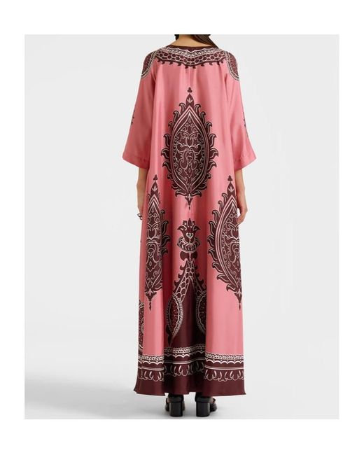 LaDoubleJ La Doublej Embroidered V Neck Dress