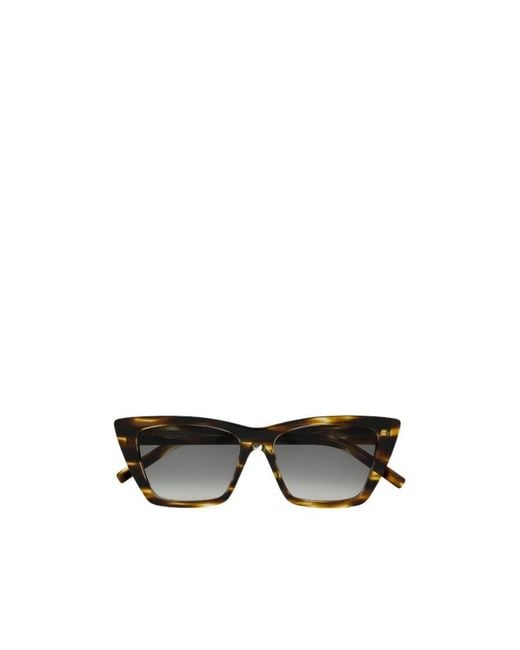 Saint Laurent Multicolor Eyewear Mica Cat-Eye Sunglasses