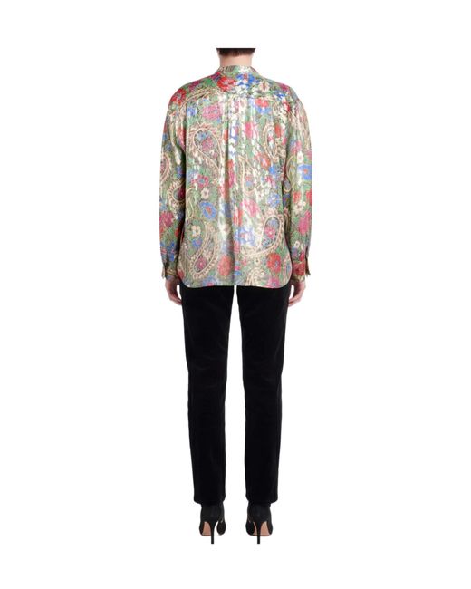 Isabel Marant Green Patterned Shirts