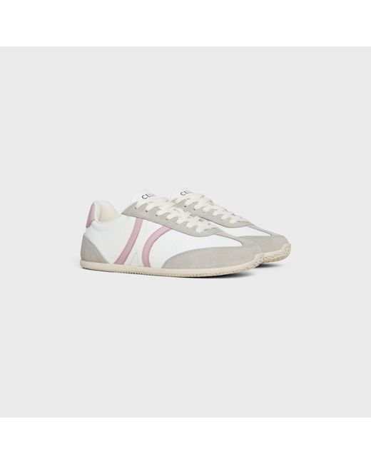 Céline White Jogger Low Lace-Up Sneaker
