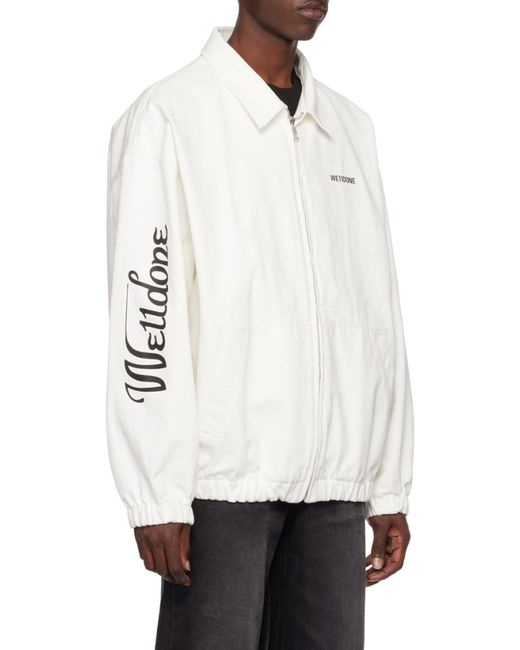 we11done White Logo Casual Jacket for men