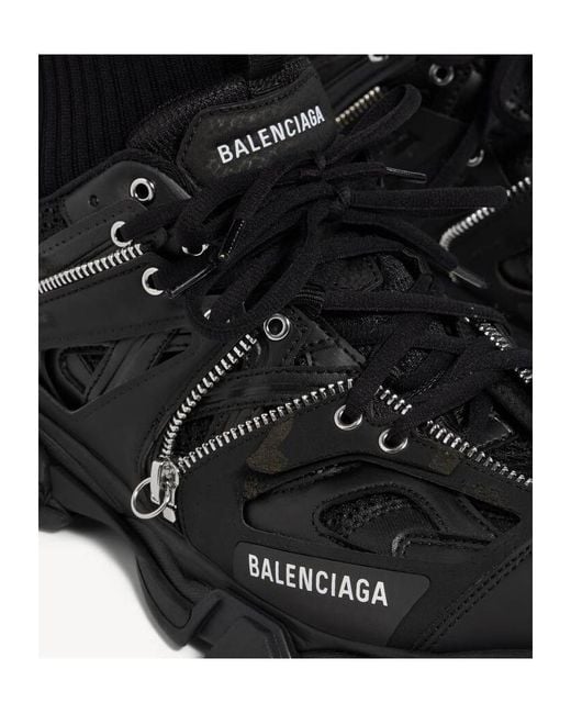 Balenciaga Black Track Zip Sneaker
