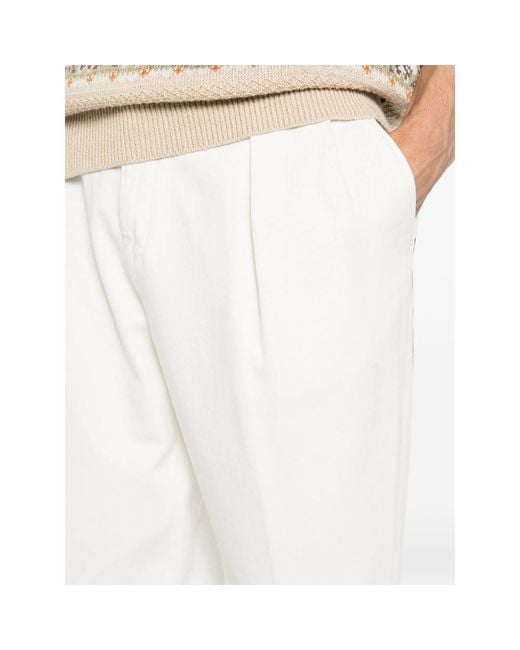 Briglia 1949 Multicolor Button-Detail Casual Trousers for men