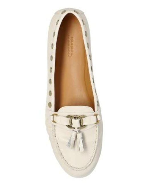 Isabel Marant Natural Faxel Loafers