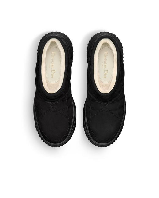 Dior Black Alps Frost Low-Top Ankle Boots