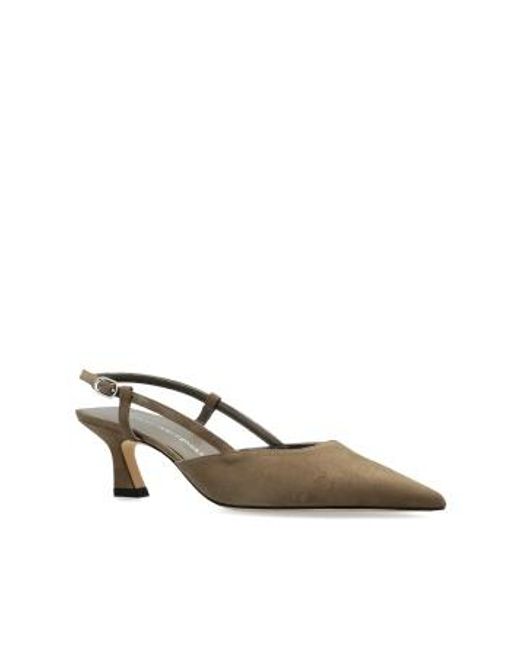 Stuart Weitzman Multicolor Pointed High Heel Sandals