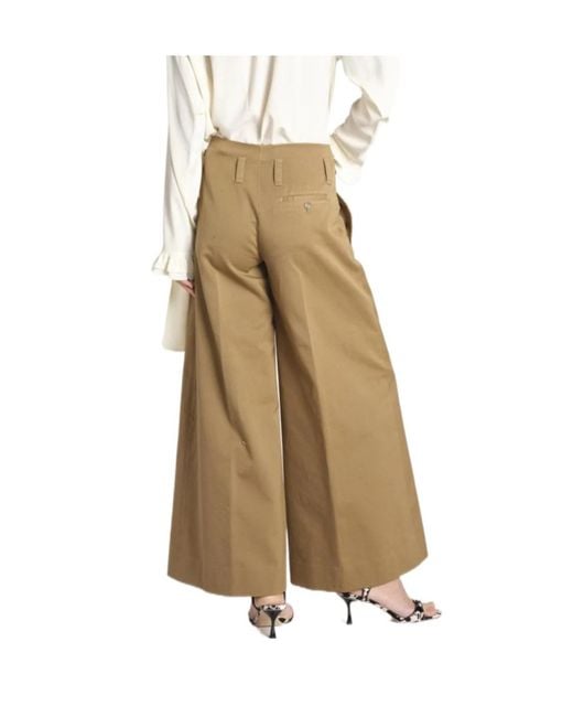 Ql2 Natural Casual Pants With Belt Loops
