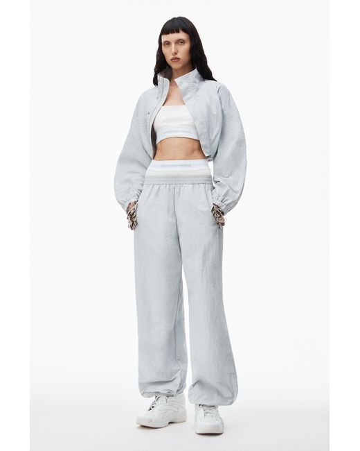 Alexander Wang Gray Bolero Track Jacket